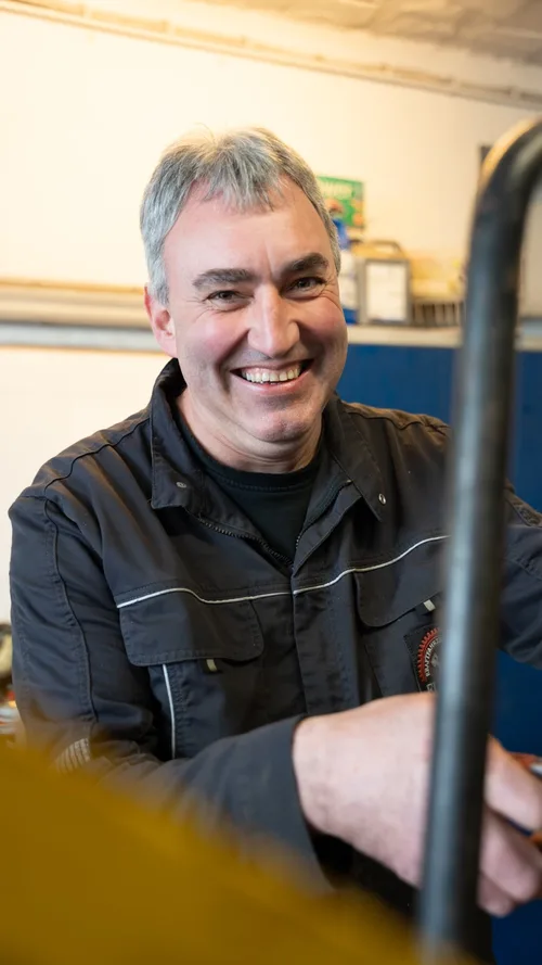 Carsten Dorfner, Landmaschinenmechaniker bei der Kraftfahrzeugtechnik Euler GmbH