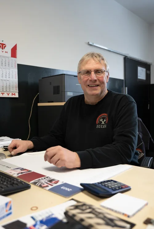 Rainer Rahn, Lagerist bei der Kraftfahrzeugtechnik Euler GmbH